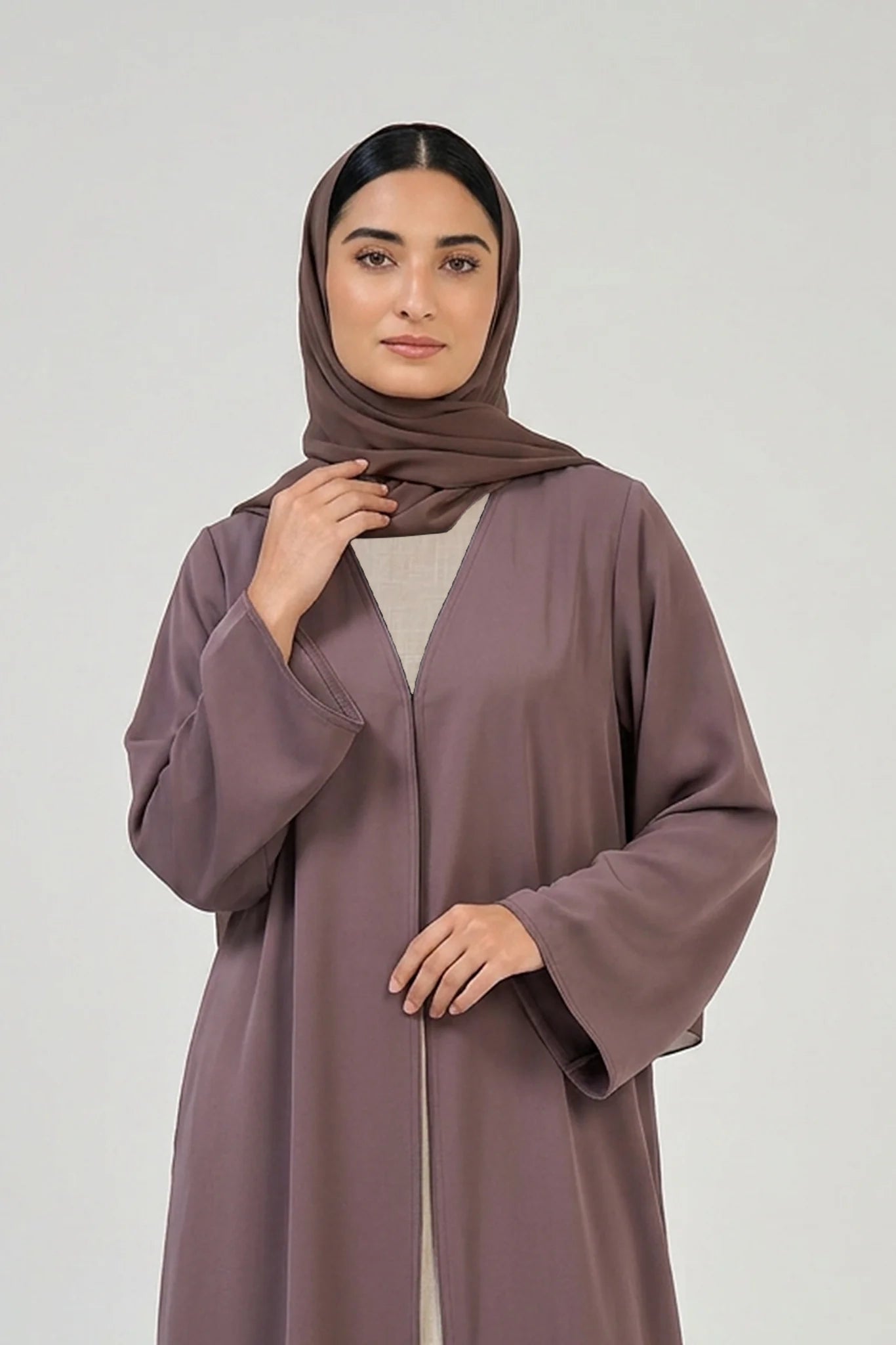Mocha Taupe Essential Abaya