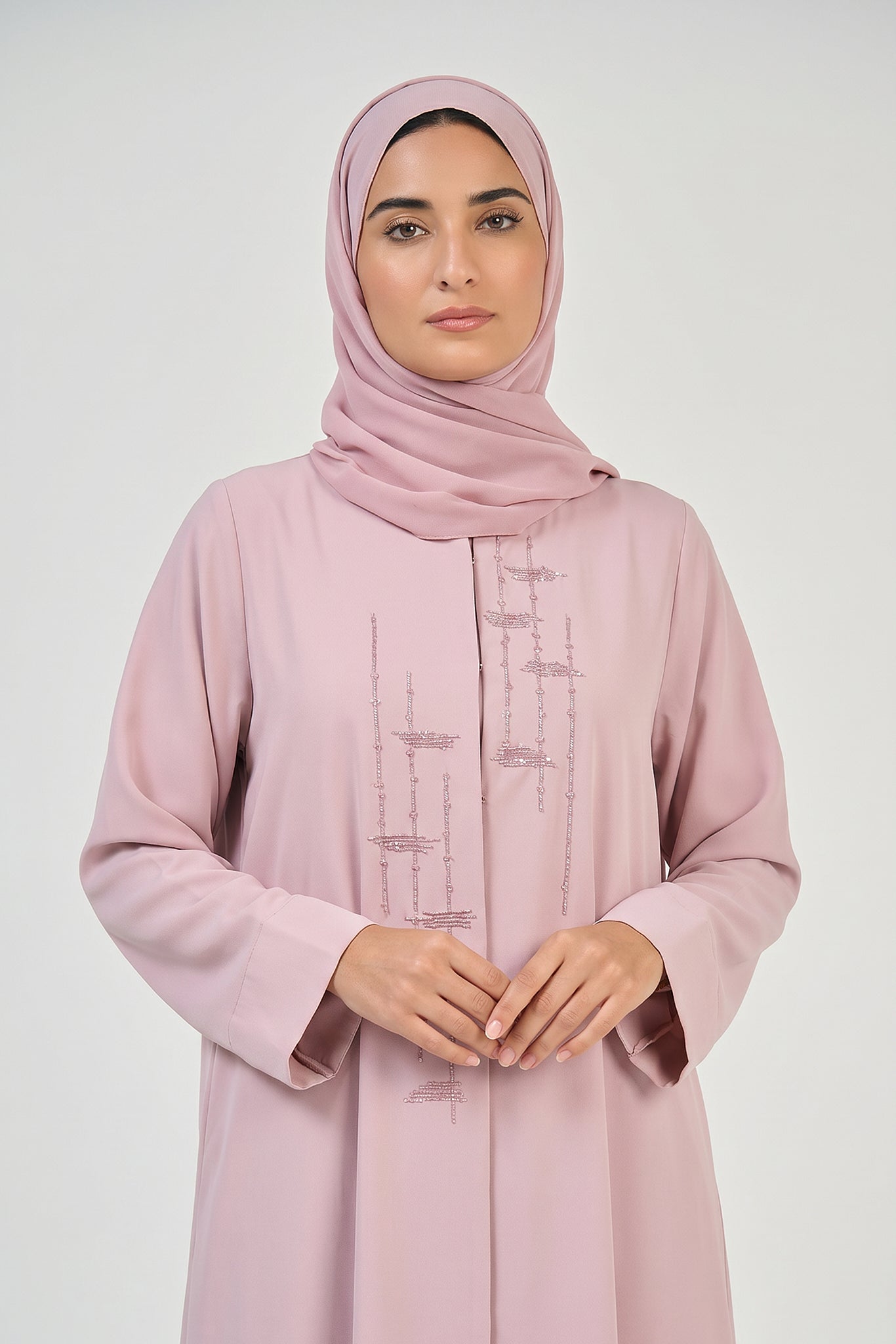 Blush Harmony Abaya