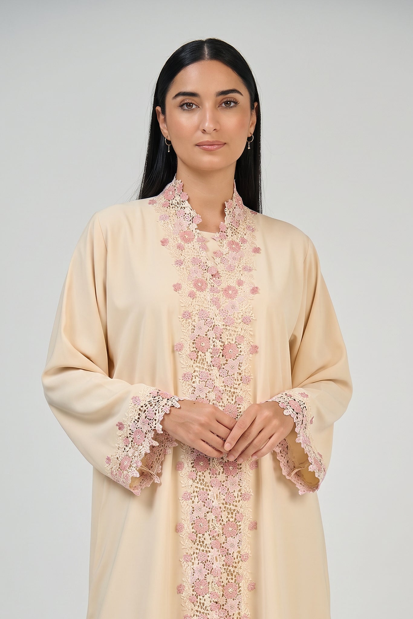 Blossom Lace Abaya