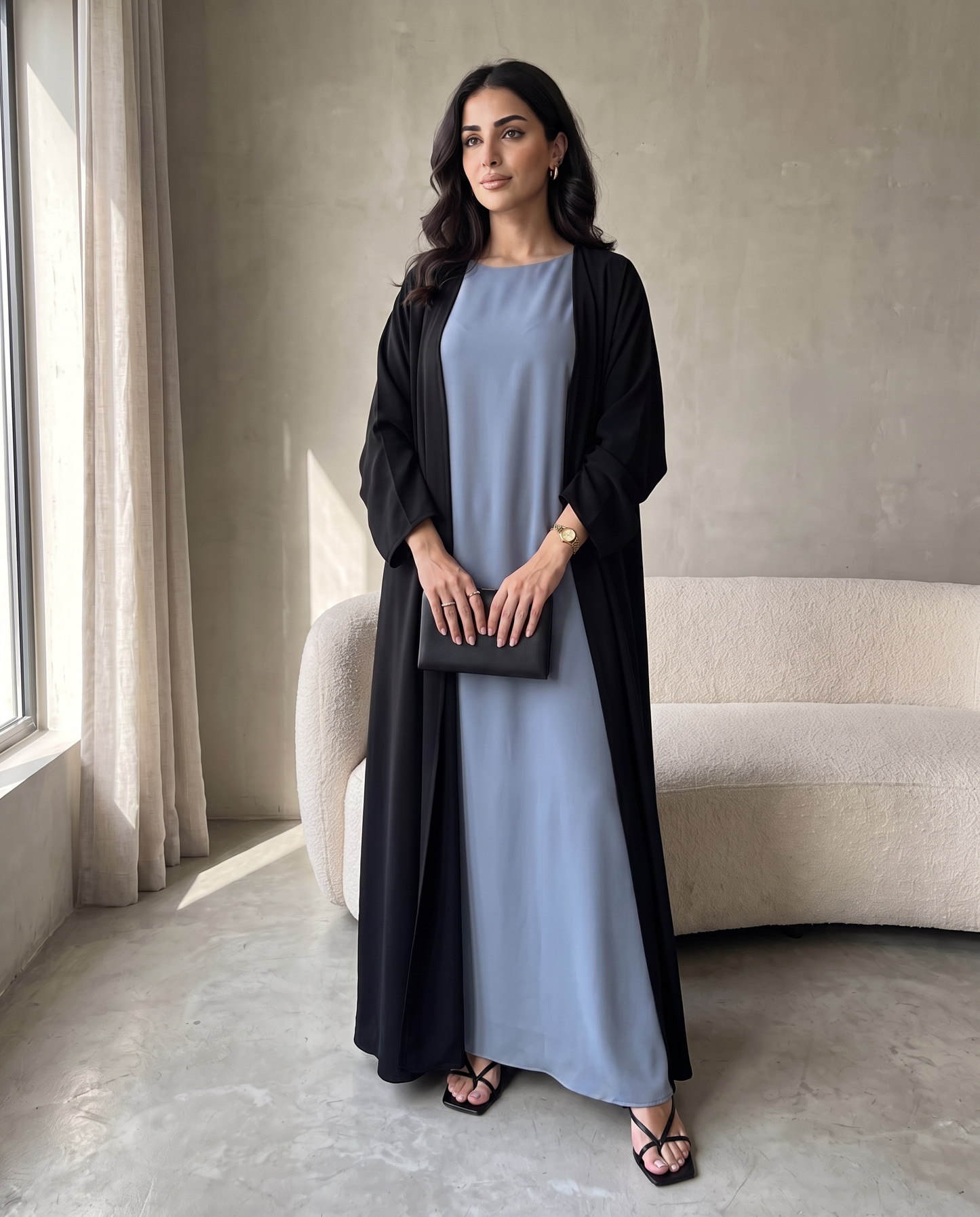 Essential Flowy Nada Blue Inner Dress