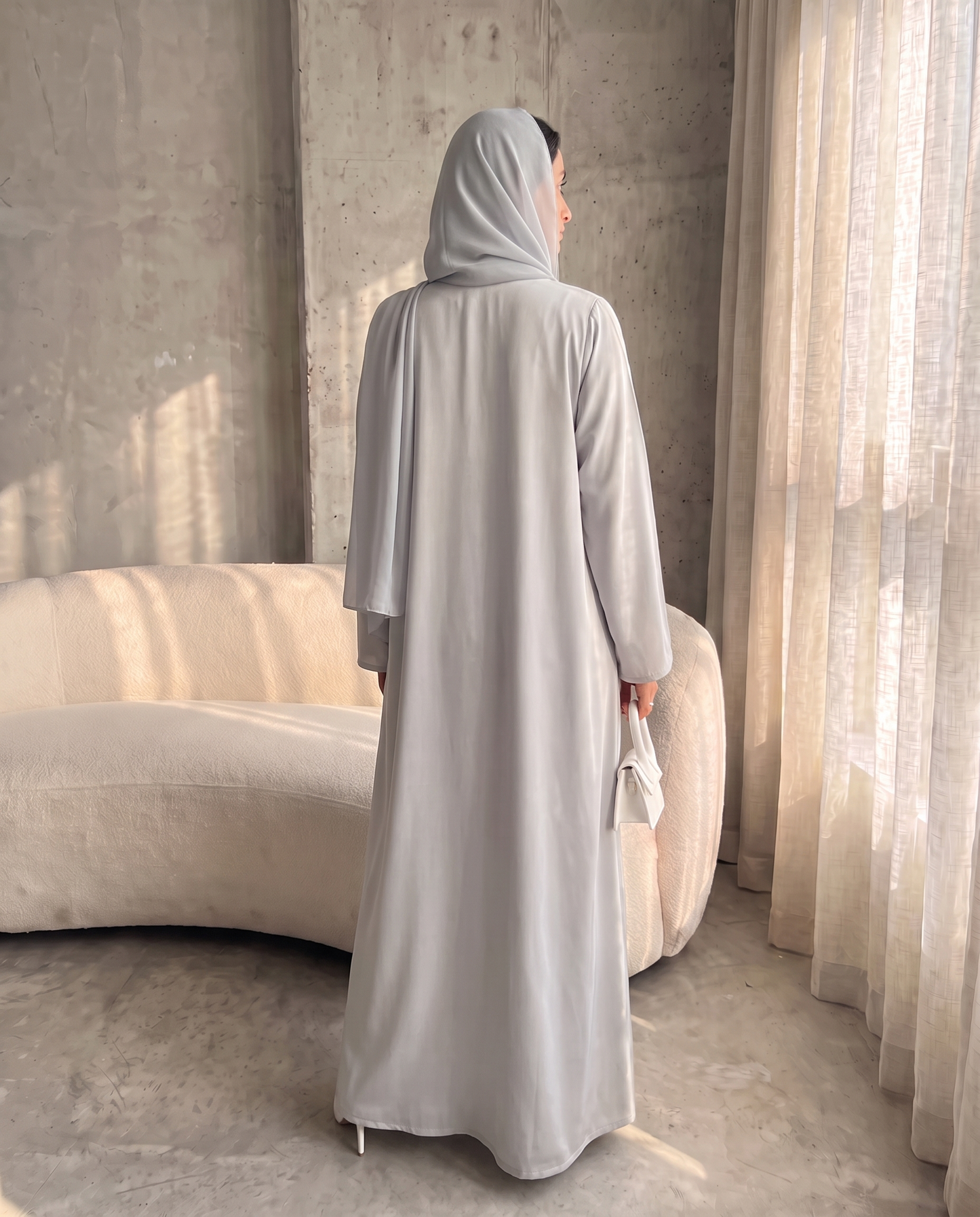 Silver Grace Essential Abaya