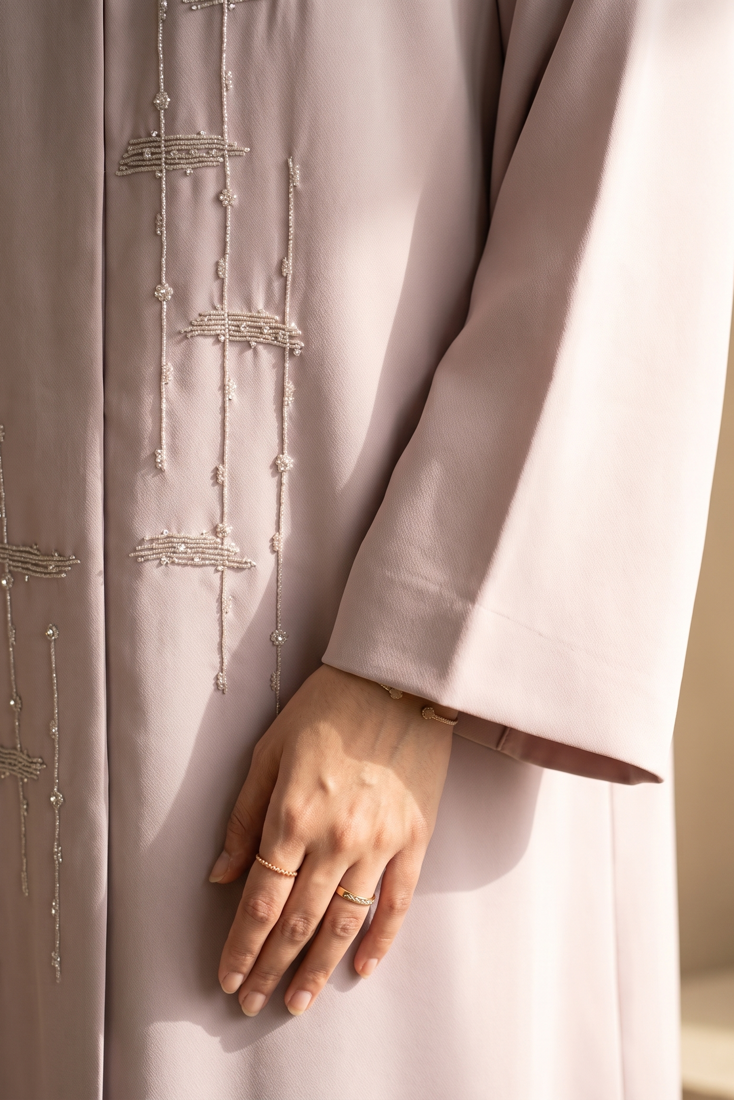 Pink Blush Harmony Abaya