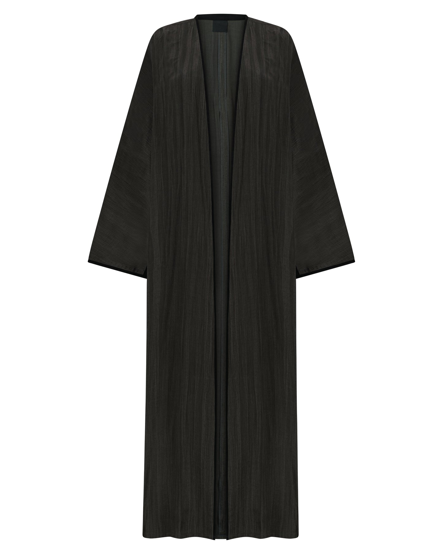 Structured Abaya in Onyx