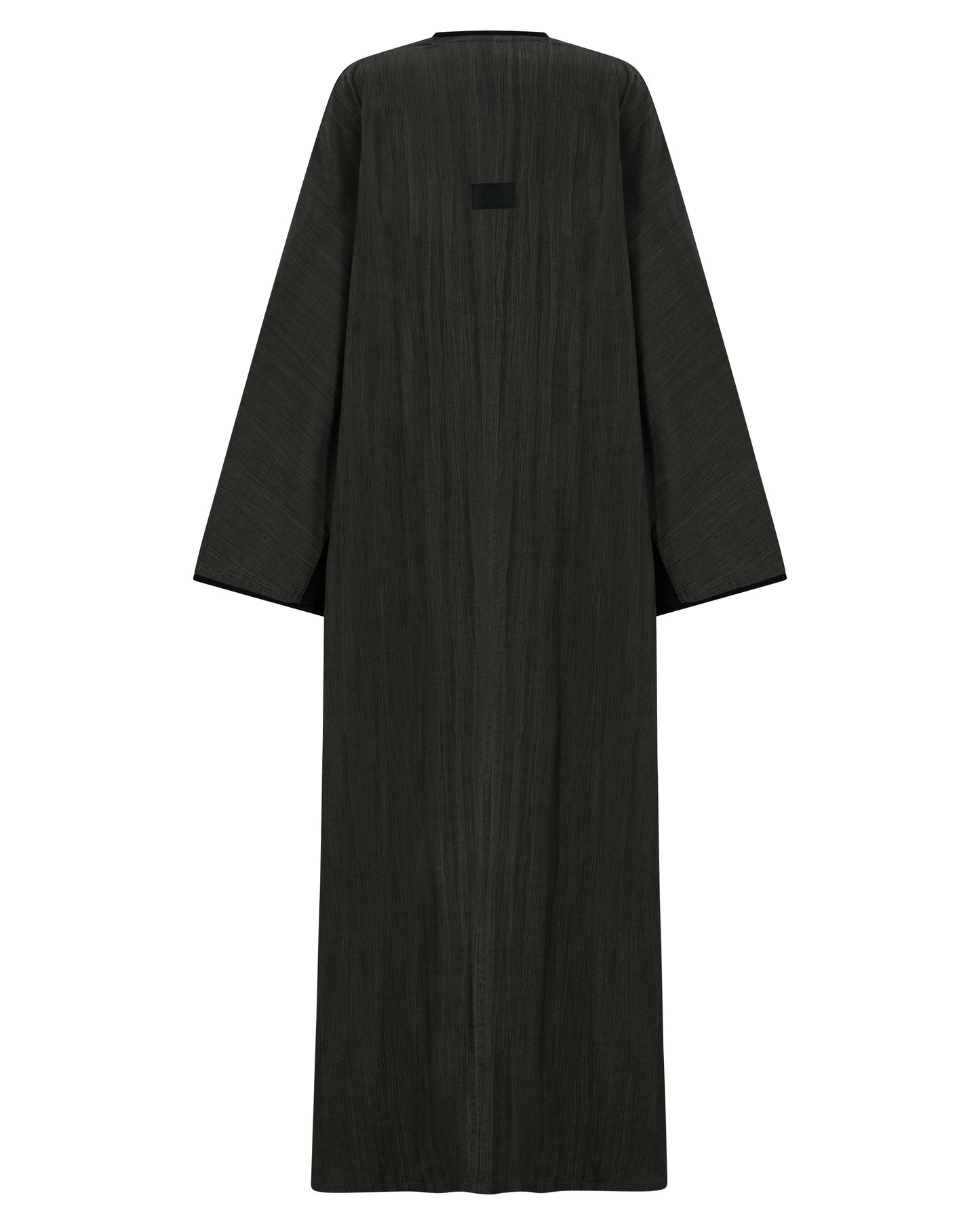 Structured Abaya in Onyx