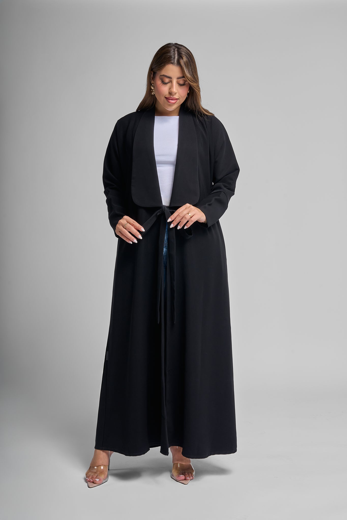 Midnight Bloom Abaya
