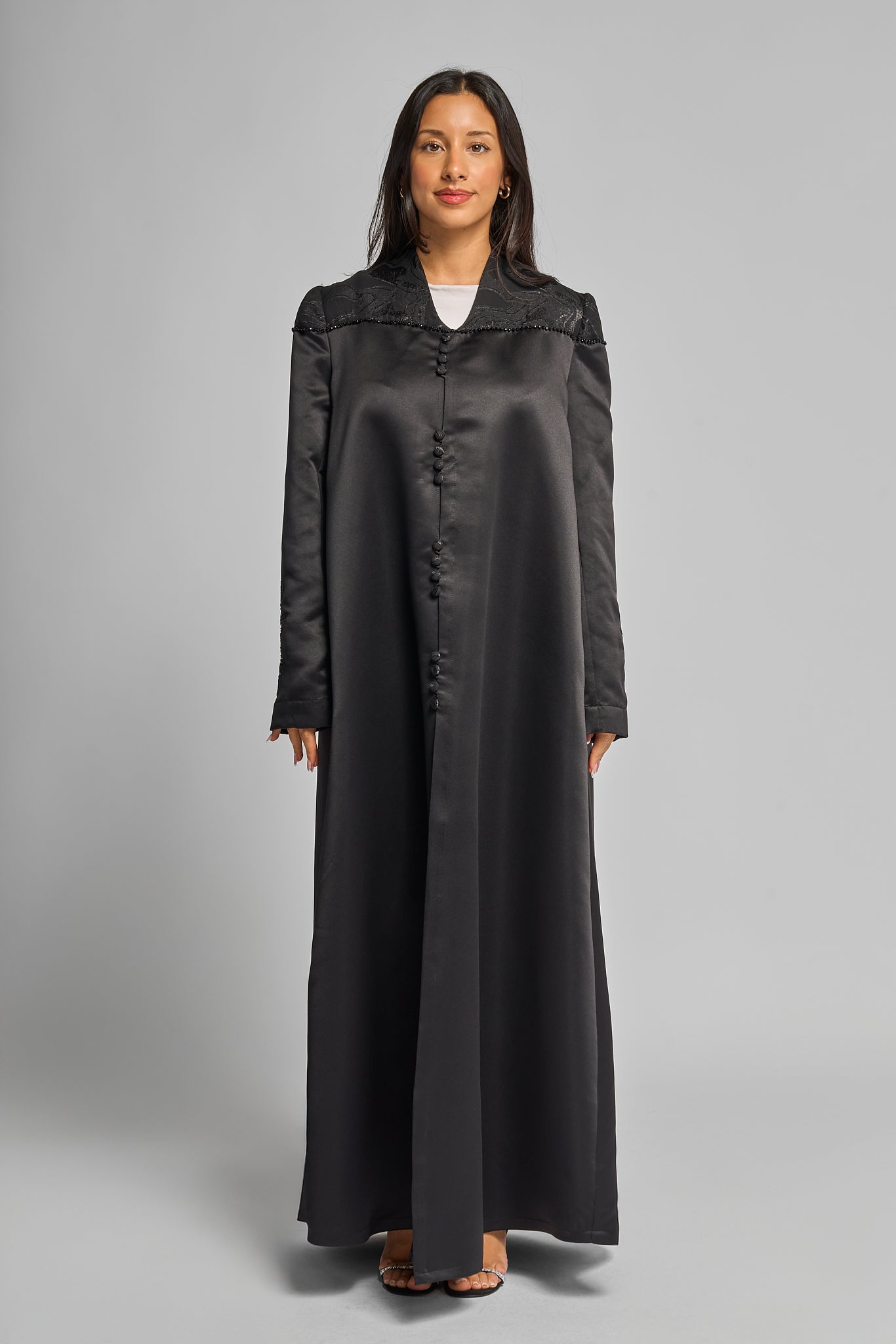 Raven Silk Abaya
