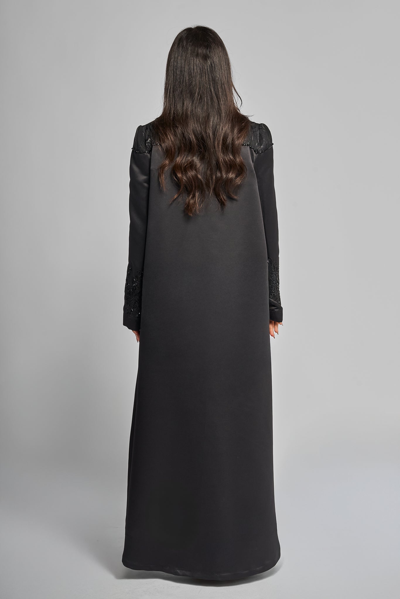 Raven Silk Abaya