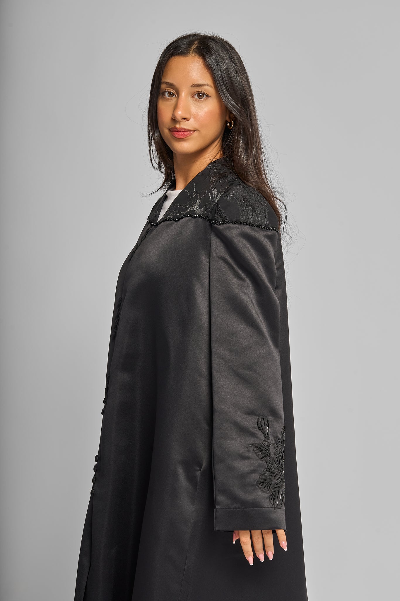 Raven Silk Abaya