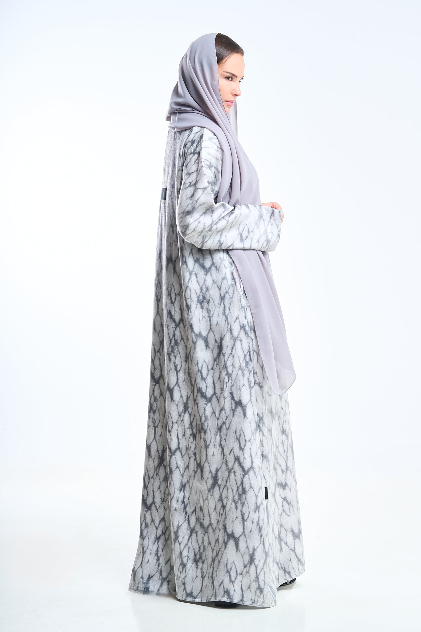Marble Print Modern Abaya