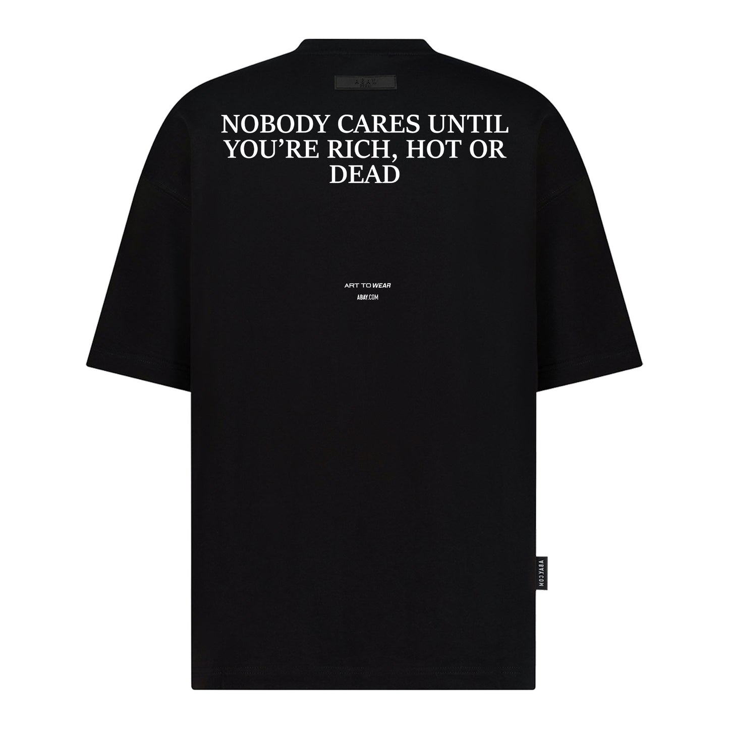 Nobody Cares - Digital Print Design - Oversized T-Shirt