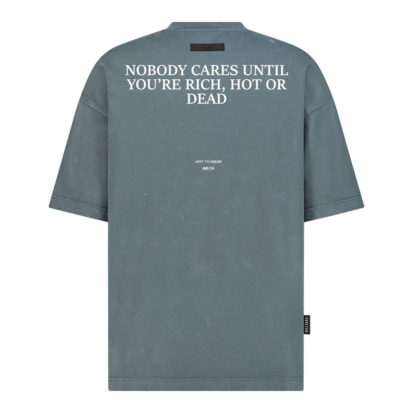 Nobody Cares - Digital Print Design - Oversized T-Shirt