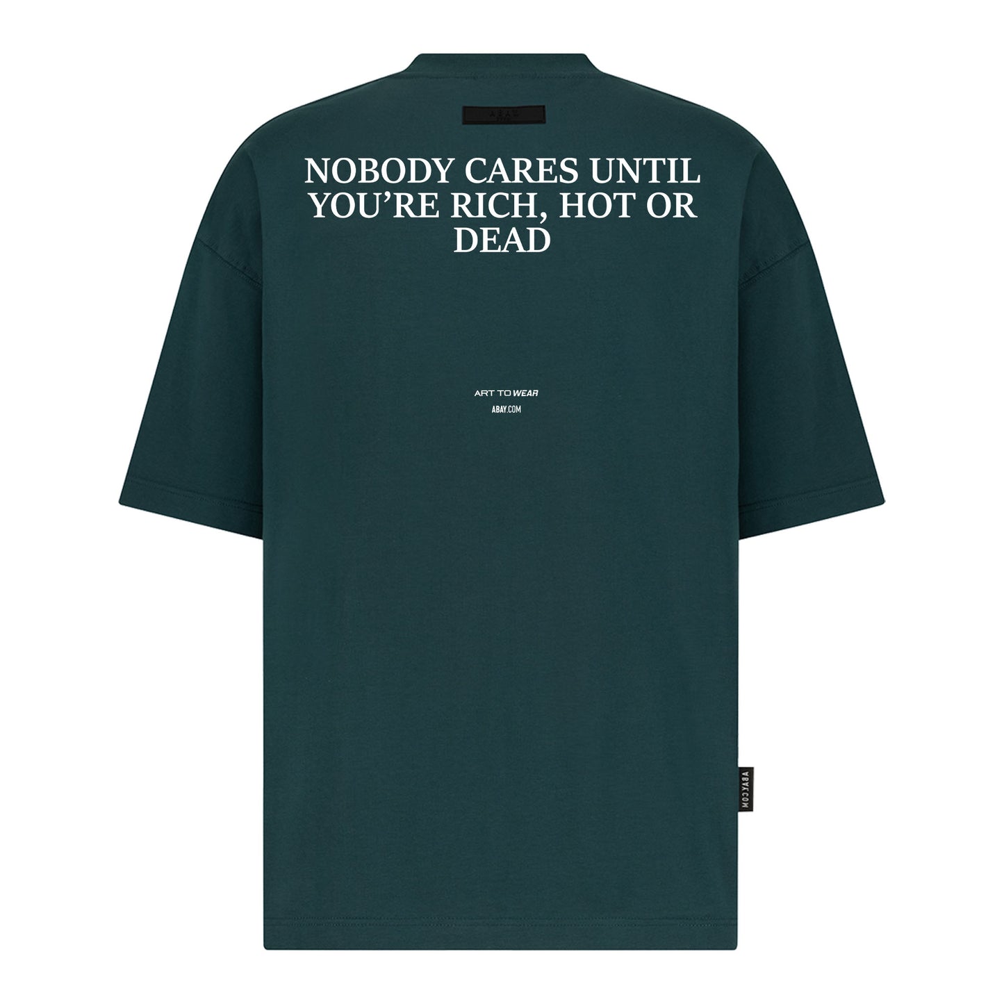 Nobody Cares - Digital Print Design - Oversized T-Shirt