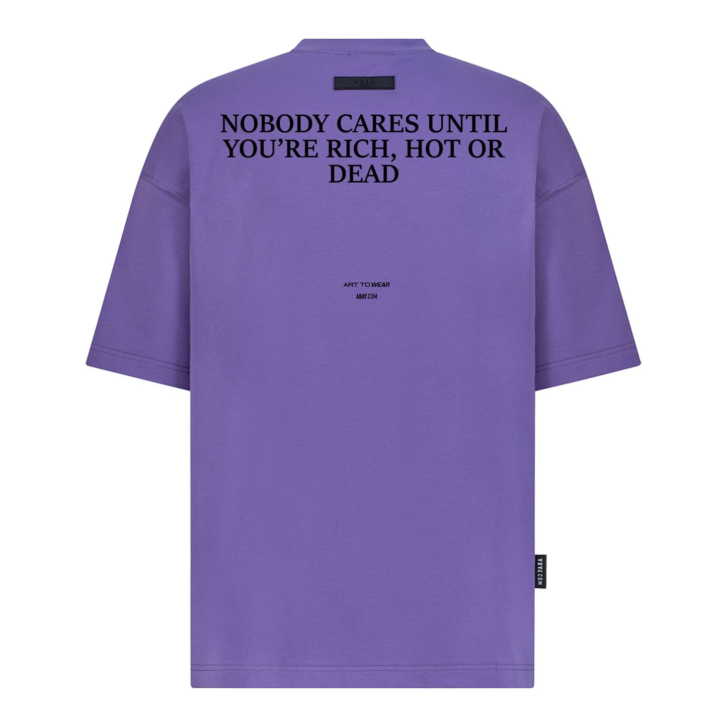 Nobody Cares - Digital Print Design - Oversized T-Shirt