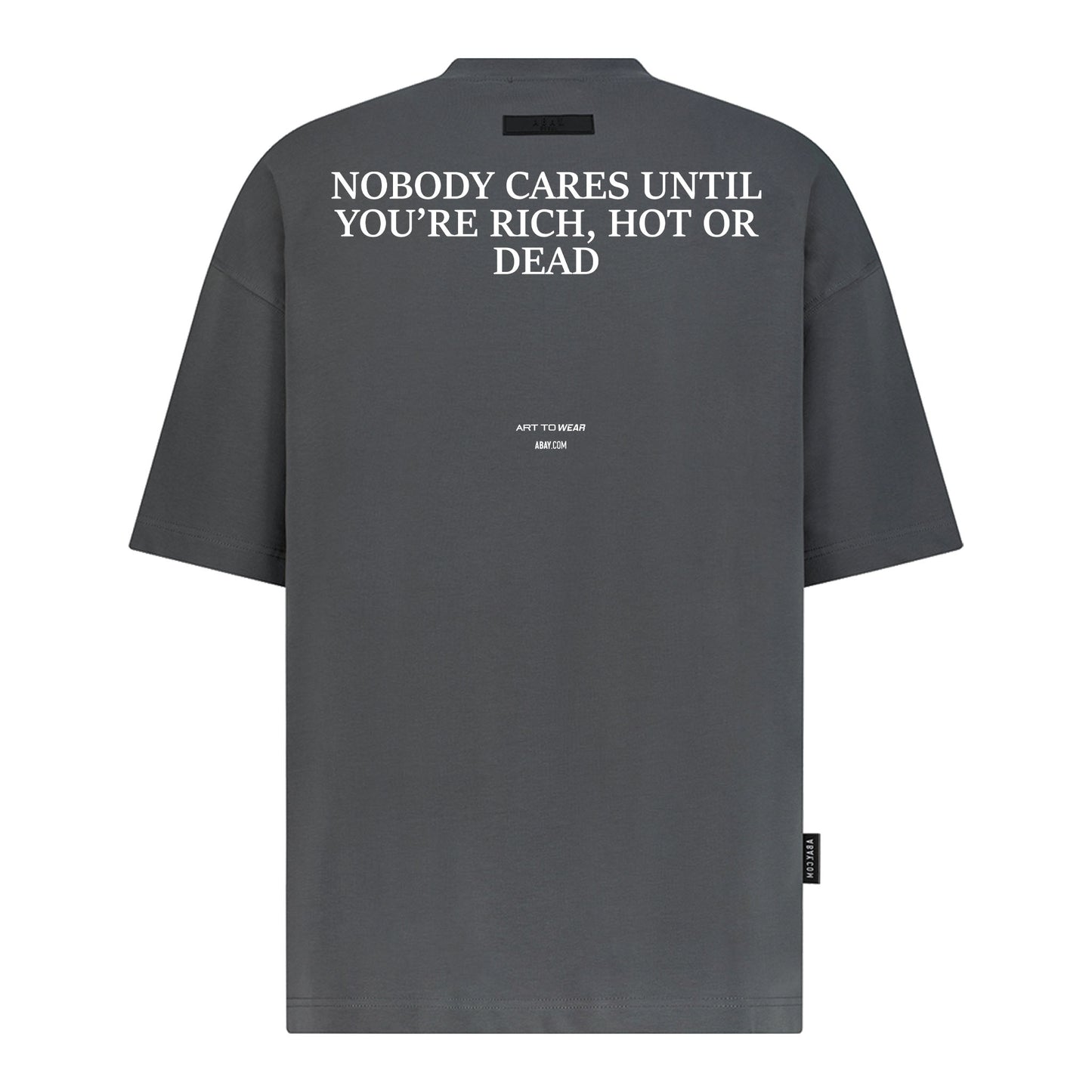 Nobody Cares - Digital Print Design - Oversized T-Shirt