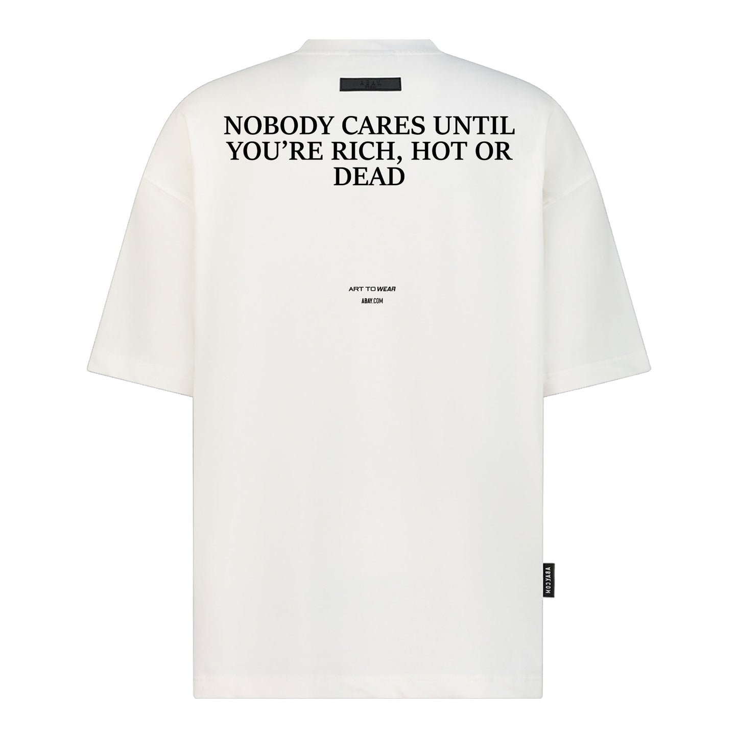 Nobody Cares - Digital Print Design - Oversized T-Shirt