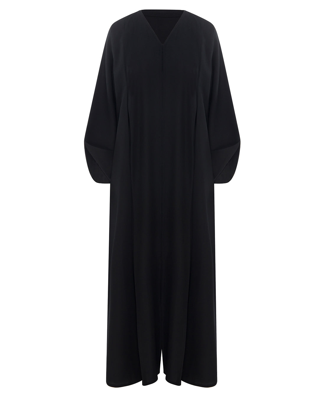 Abaya with Lace Sleeve Detail