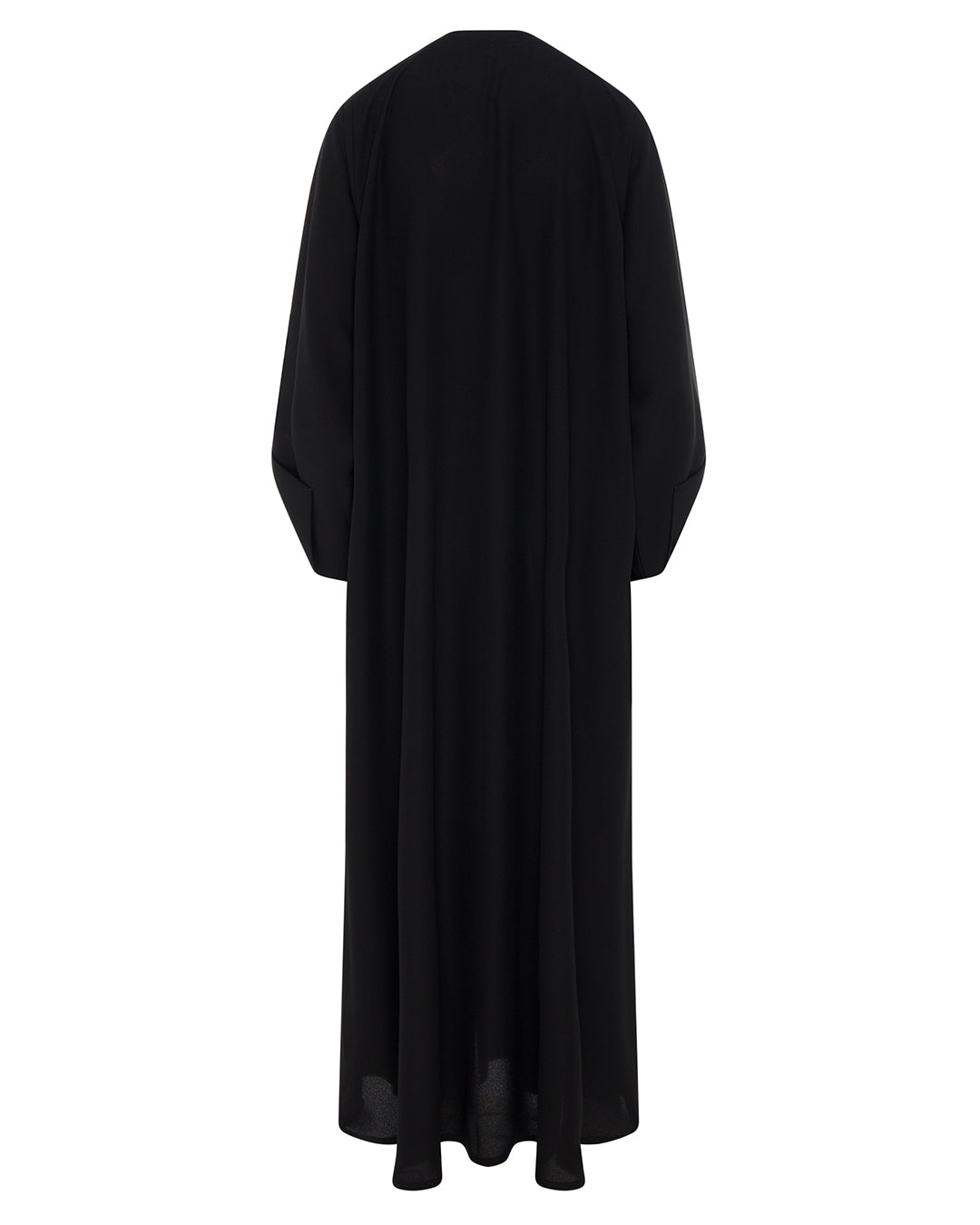 Abaya with Lace Sleeve Detail