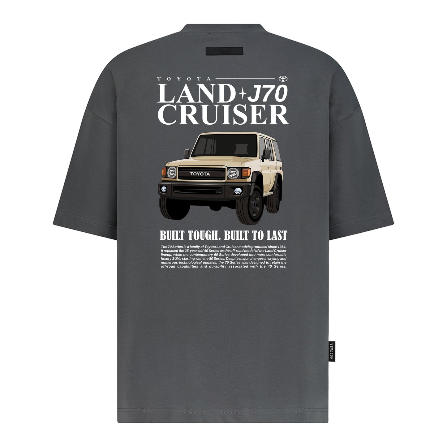 Land Cruiser J70 - Digital Print Design - Oversized T-Shirt