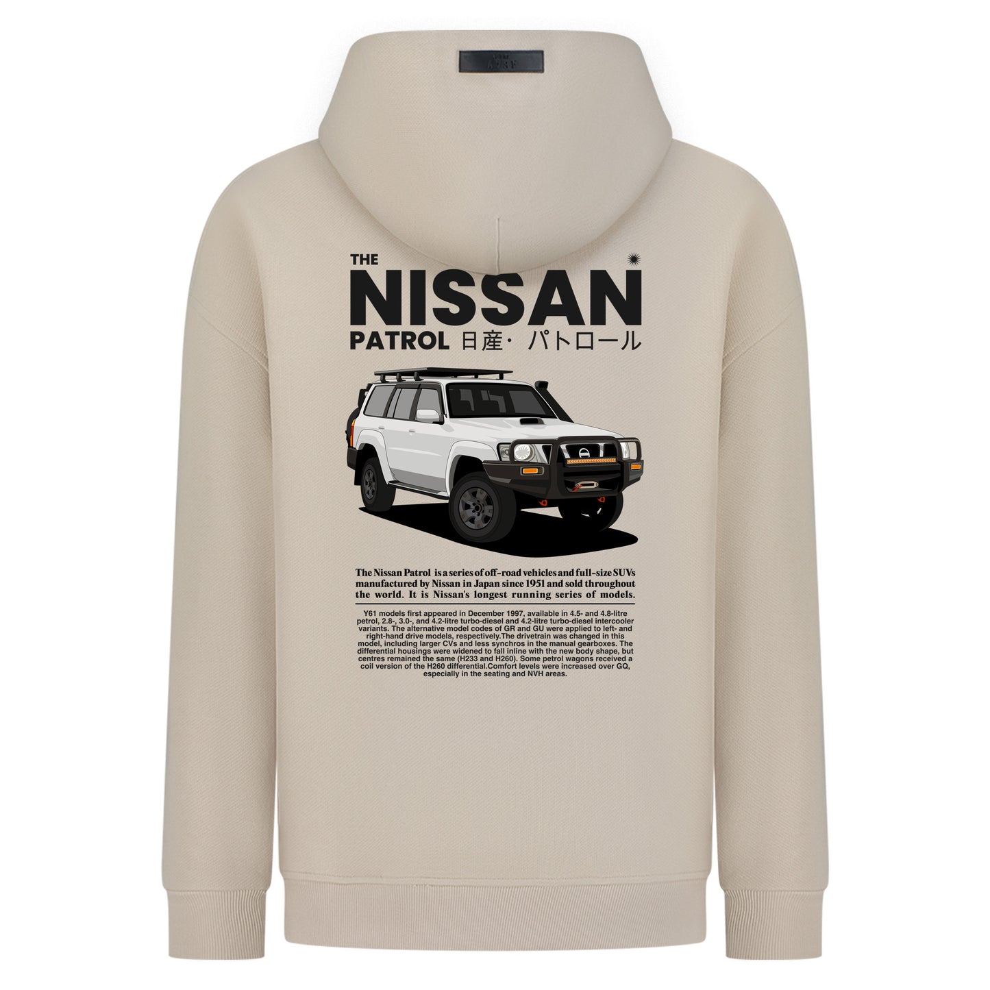 Nissan Patrol - Digital Print Design - Hoodie