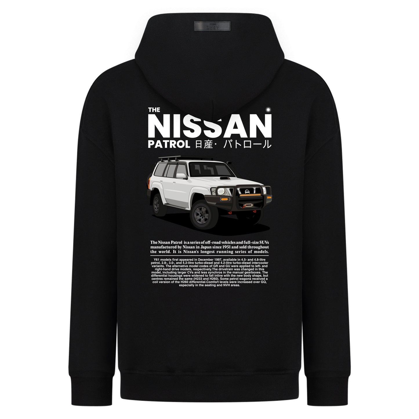 Nissan Patrol - Digital Print Design - Hoodie