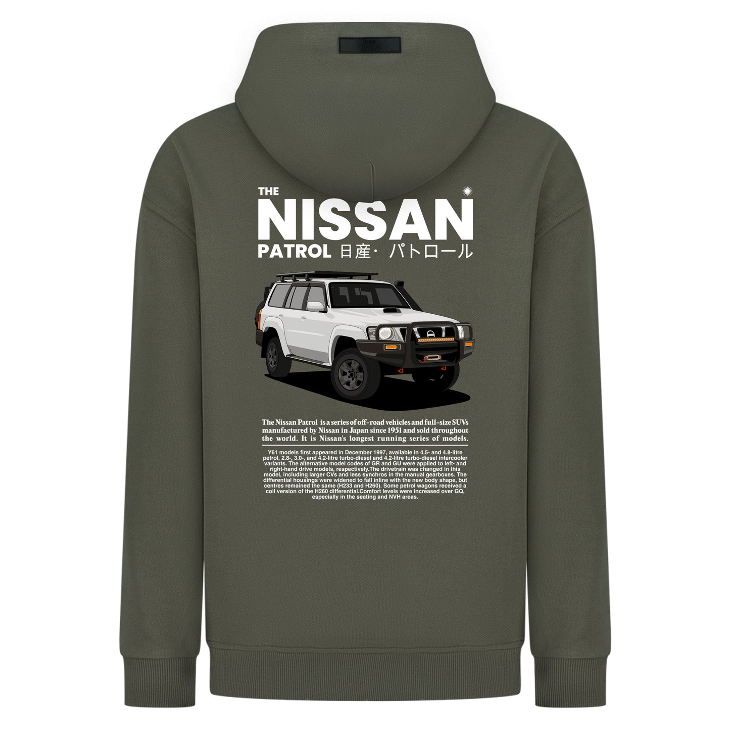 Nissan Patrol - Digital Print Design - Hoodie