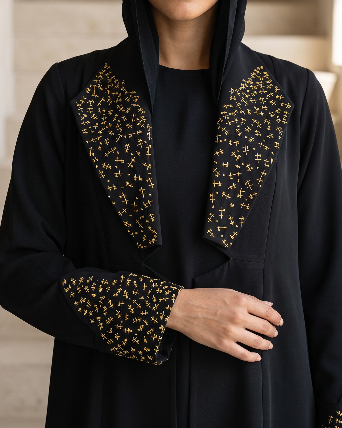 Gilded Edge Abaya