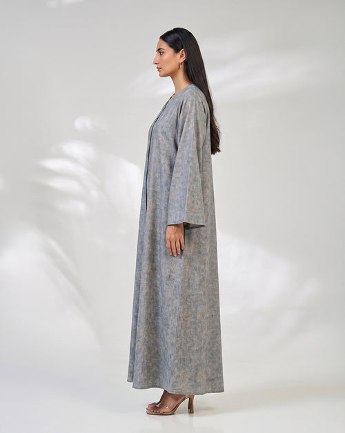Stone Mist Abaya – hover image