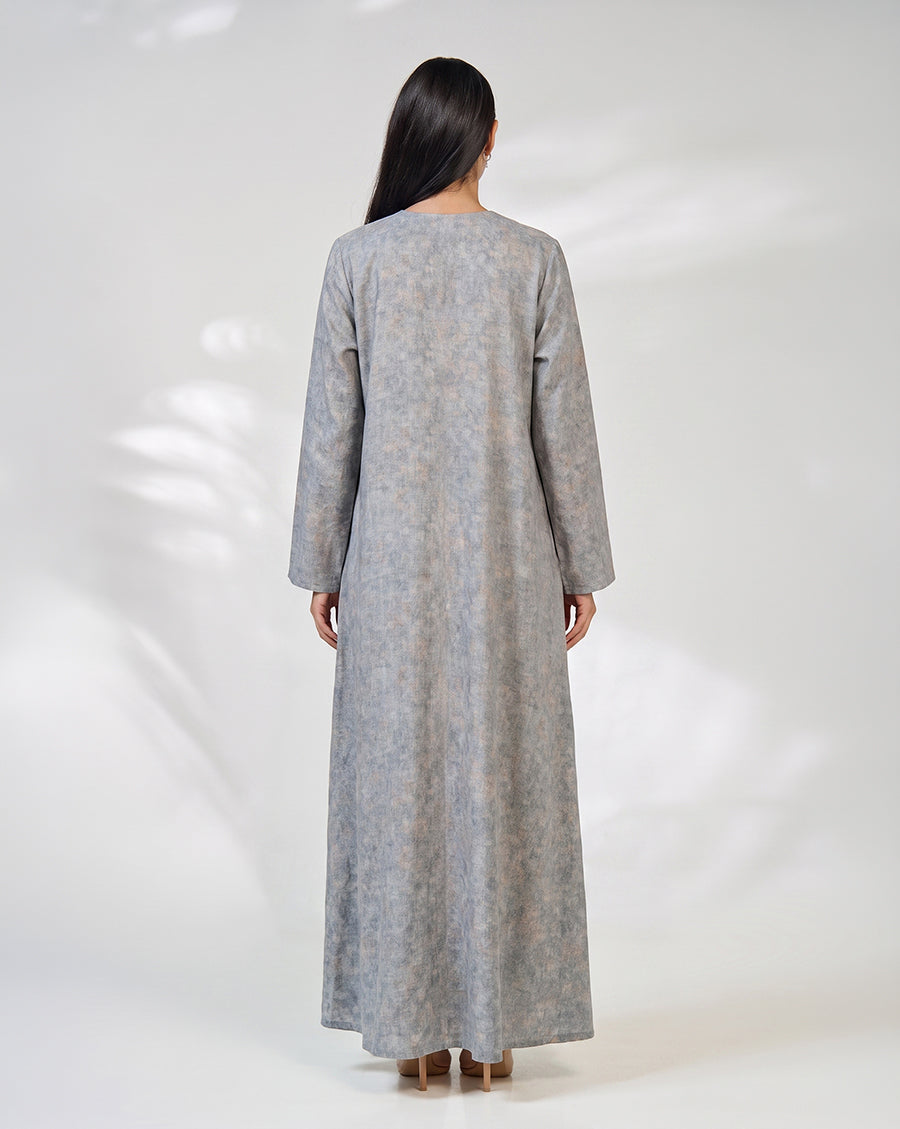 Stone Mist Abaya