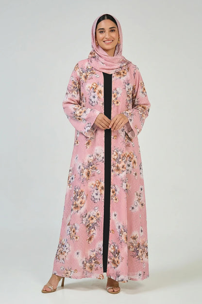 Blush Blossom Abaya