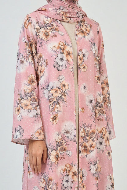 Blush Blossom Abaya