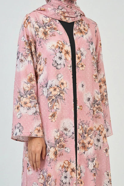 Blush Blossom Abaya