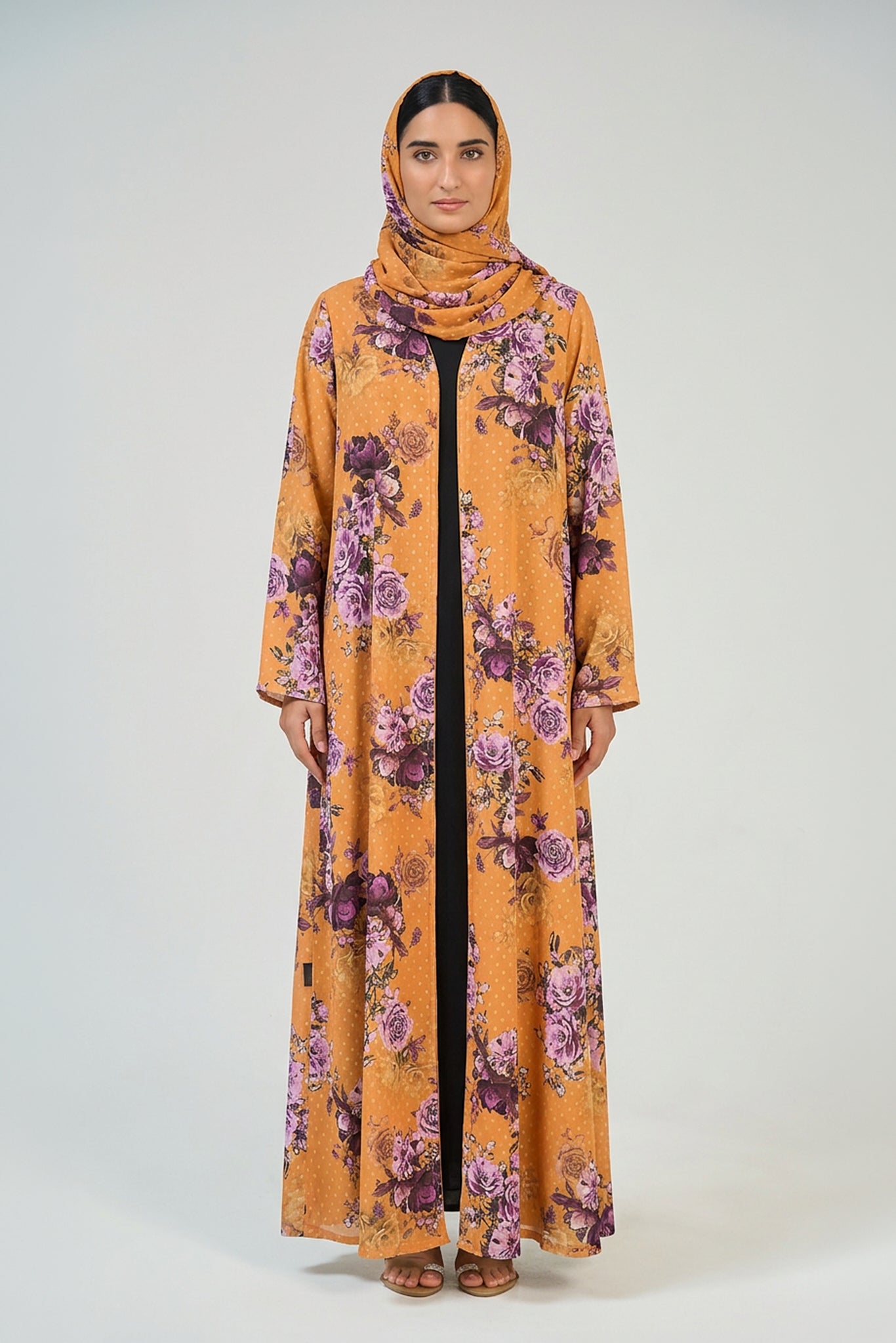 Amber Blossom Abaya
