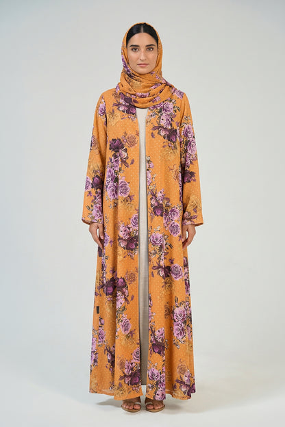 Amber Blossom Abaya