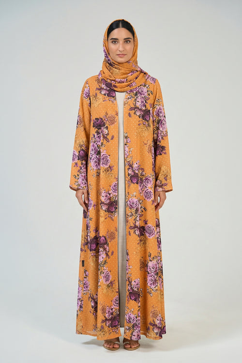 Amber Blossom Abaya