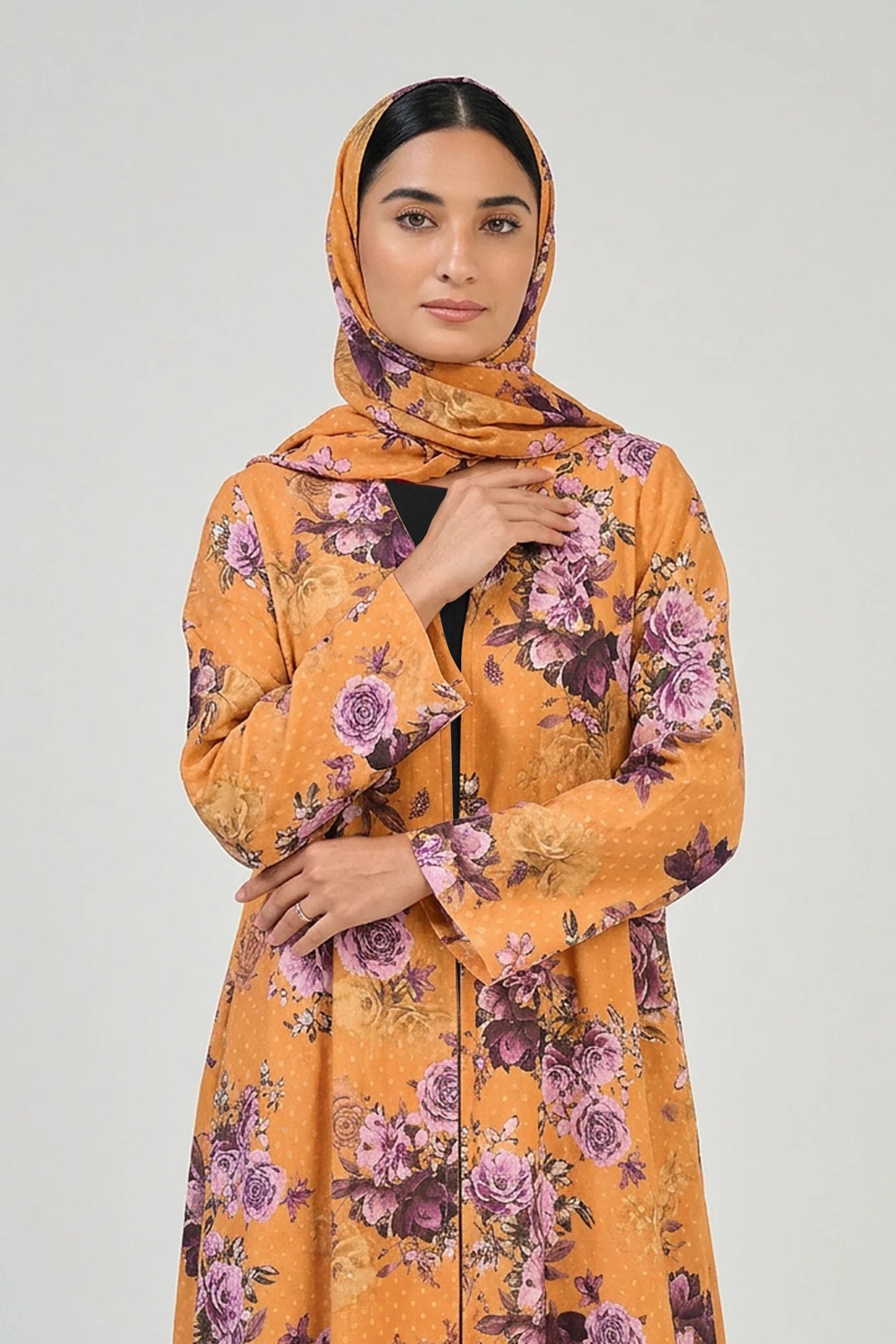 Amber Blossom Abaya