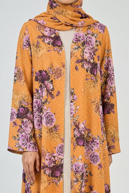 Amber Blossom Abaya