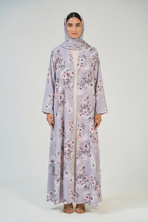 Lavender Blossom Abaya