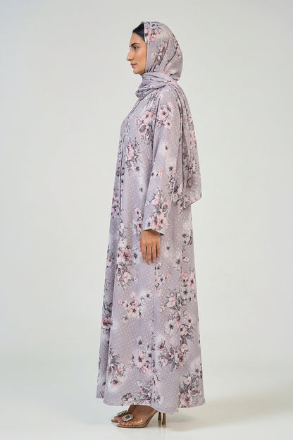 Lavender Blossom Abaya