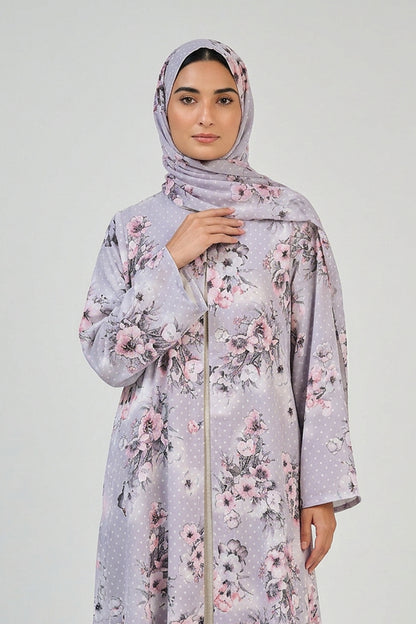 Lavender Blossom Abaya