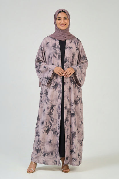 عباية بطبعة حجاب رملي