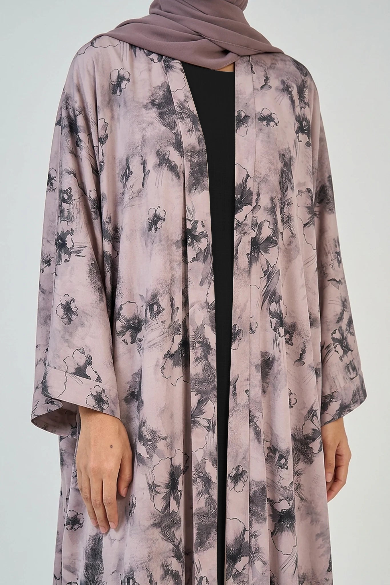 Mauve Ink Kimono