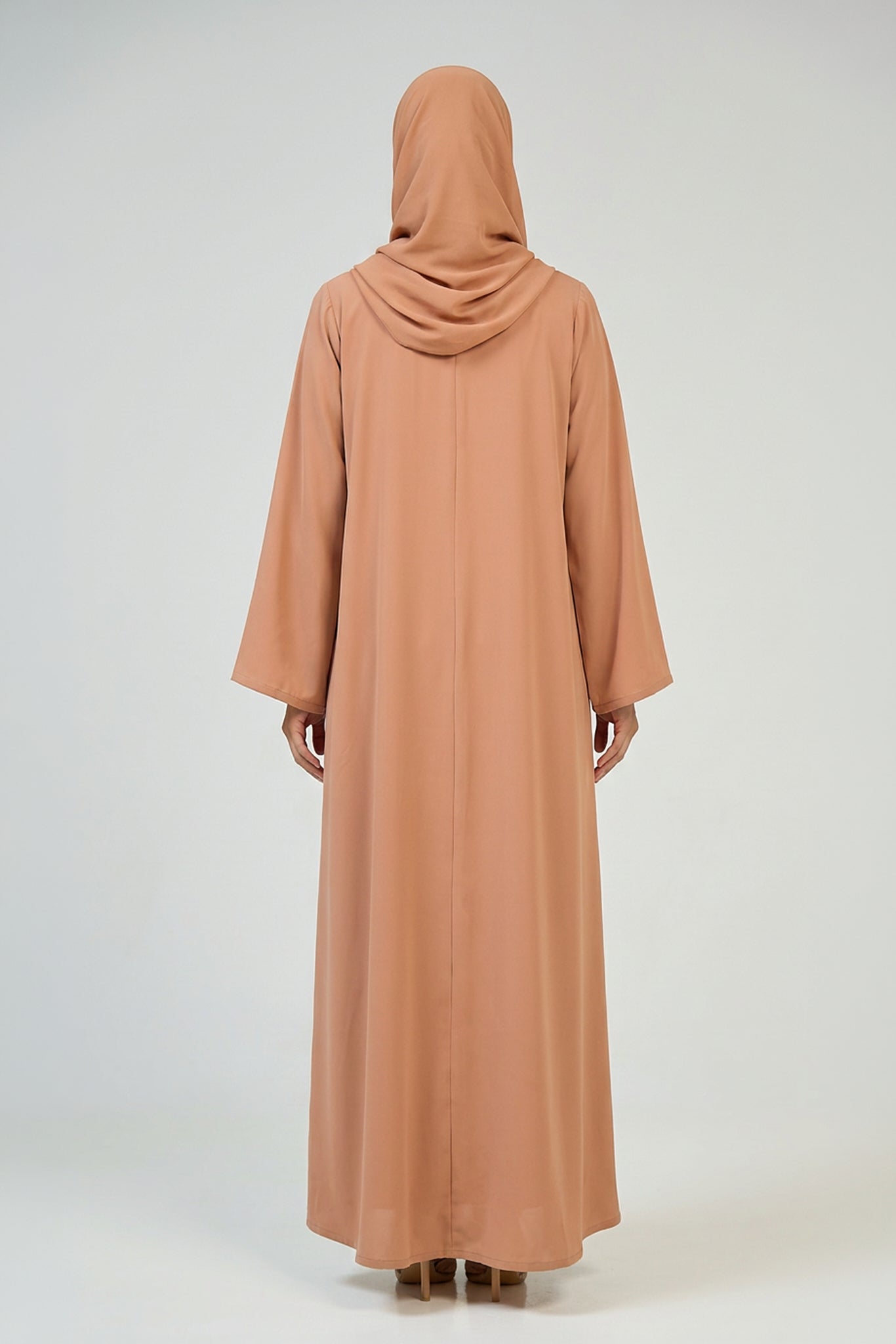 Desert Sand Pleated Abaya