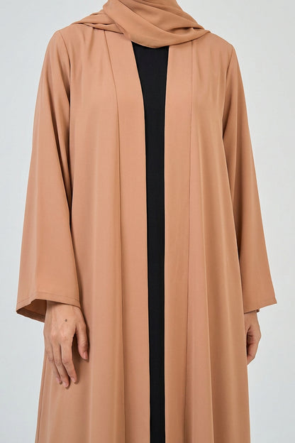 Desert Sand Pleated Abaya