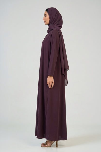 Royal Plum Essential Abaya