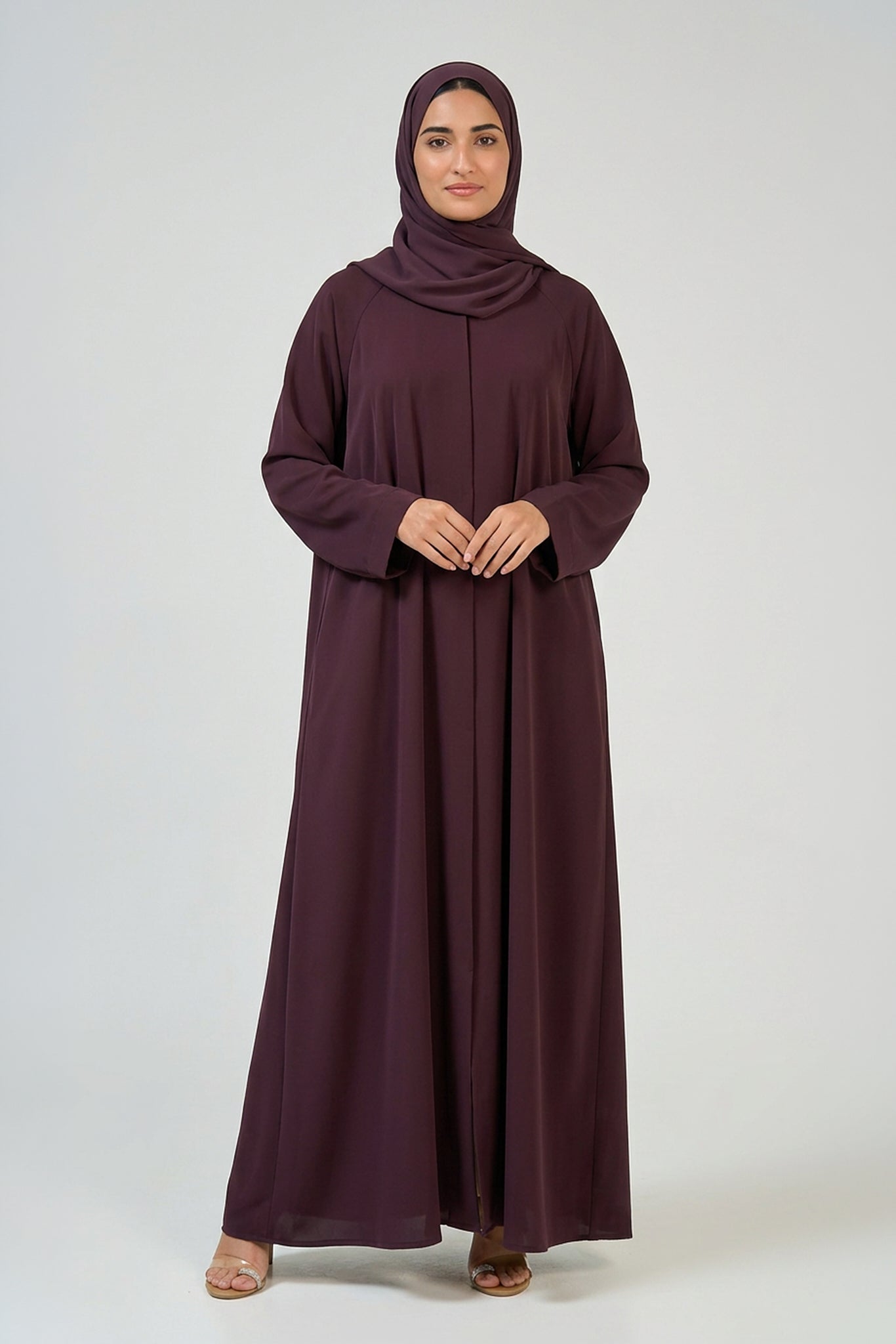 Royal Plum Essential Abaya