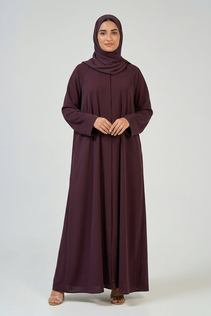 Royal Plum Essential Abaya