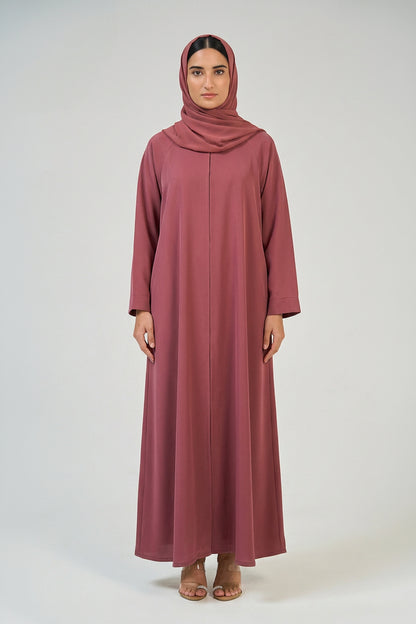 Dusty Rose Essential Abaya
