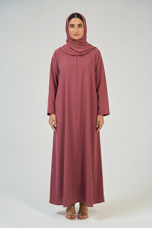 Dusty Rose Essential Abaya