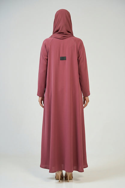 Dusty Rose Essential Abaya