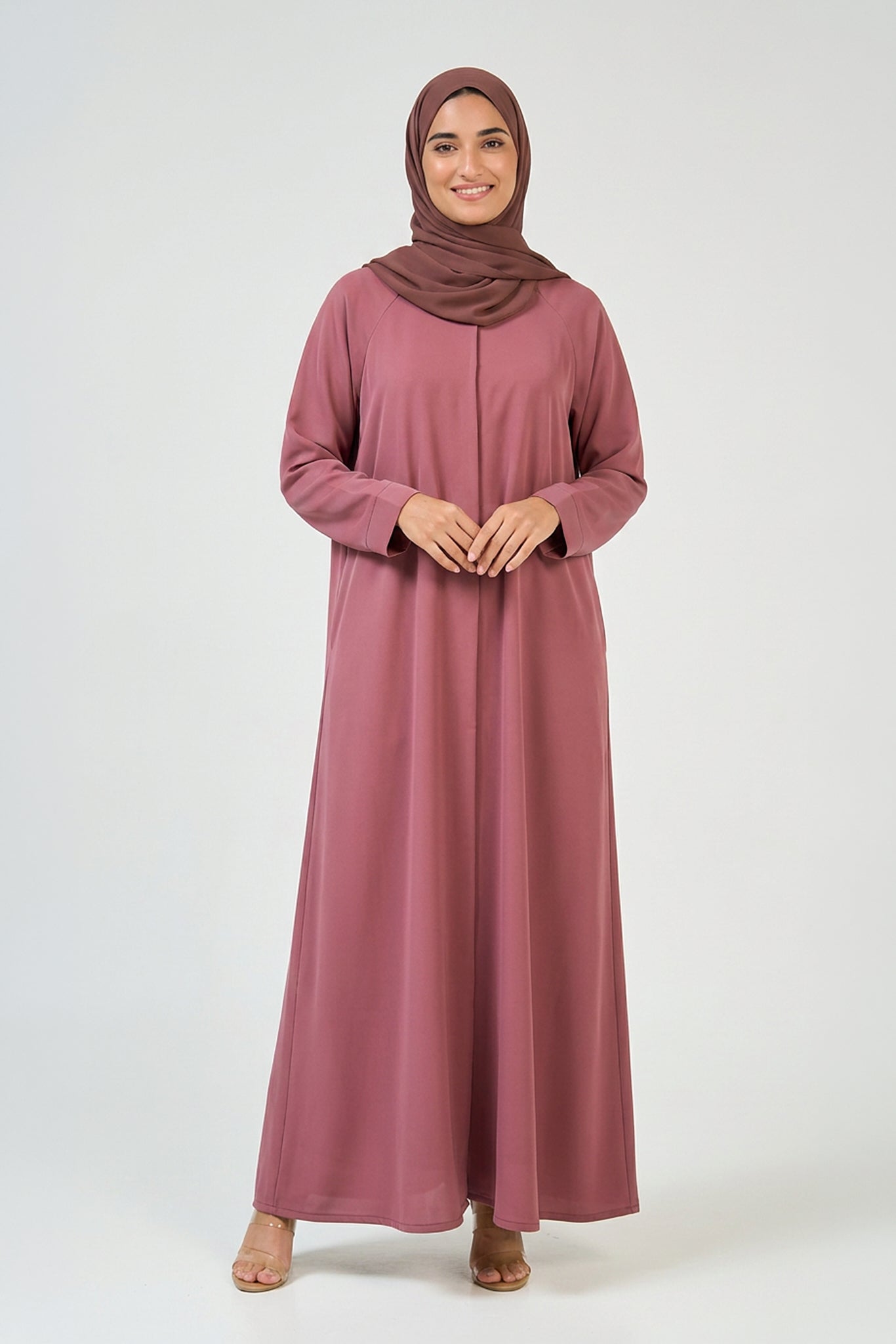 Dusty Rose Essential Abaya